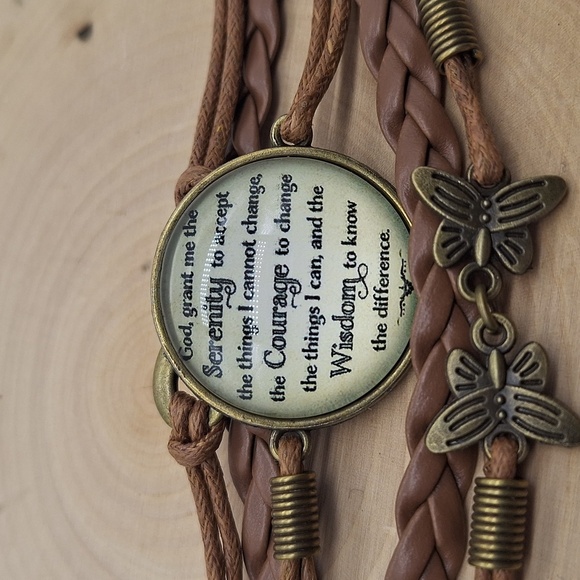 Jewelry - 🎁Serenity Prayer Braided Boho Bracelet FREE with Bundle Purchase